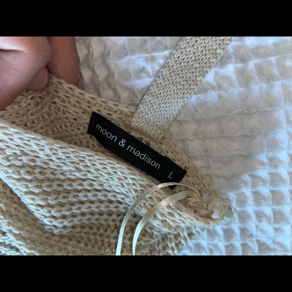 Cream sweater